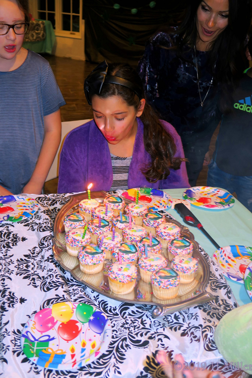 Nowhere I'd Rather Be! Blowing Out Candles On Birthday Cupcakes! 