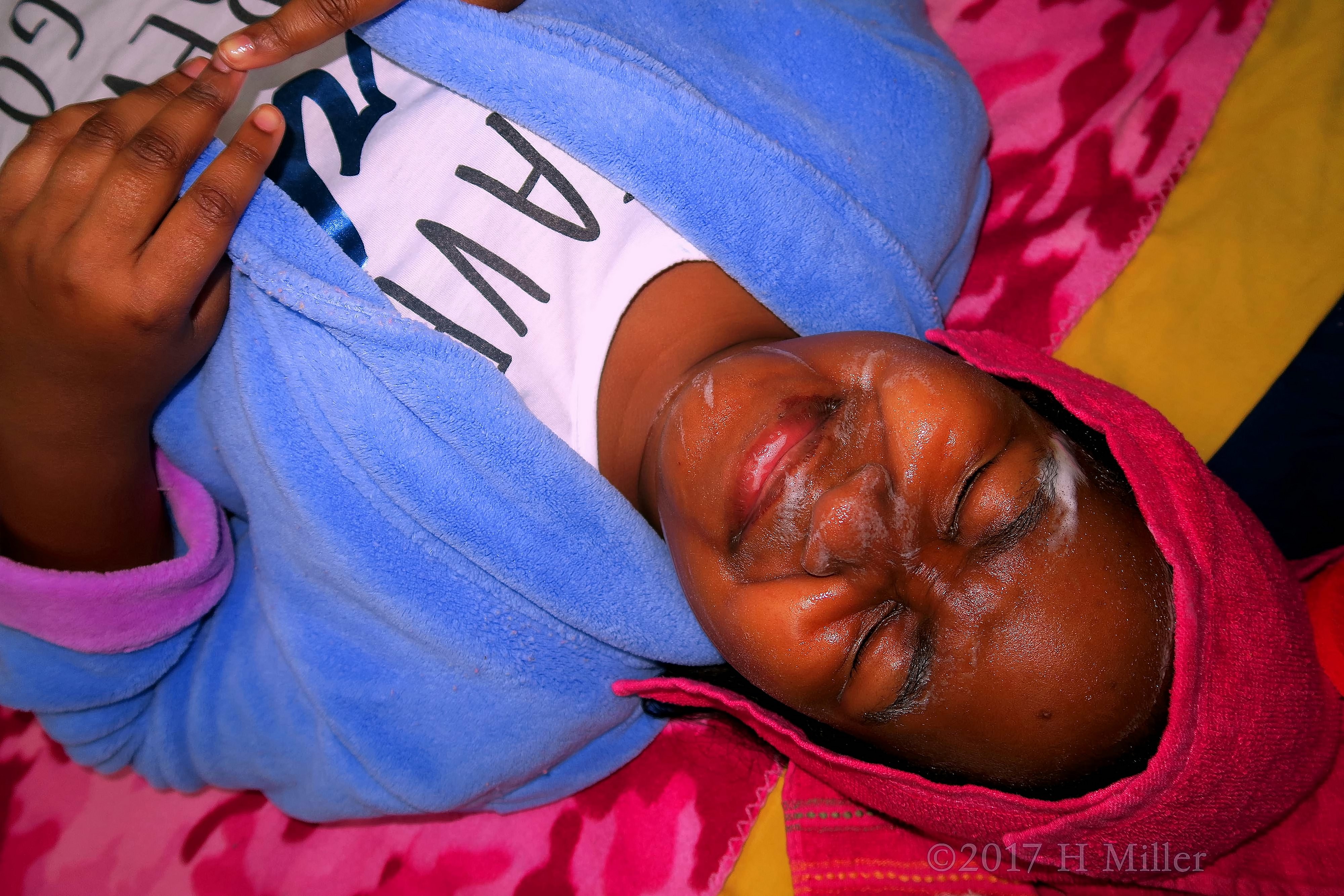 After Her Kids Facial Session, Glowing And Bright After Her Kids Facial Session, Glowing And Bright