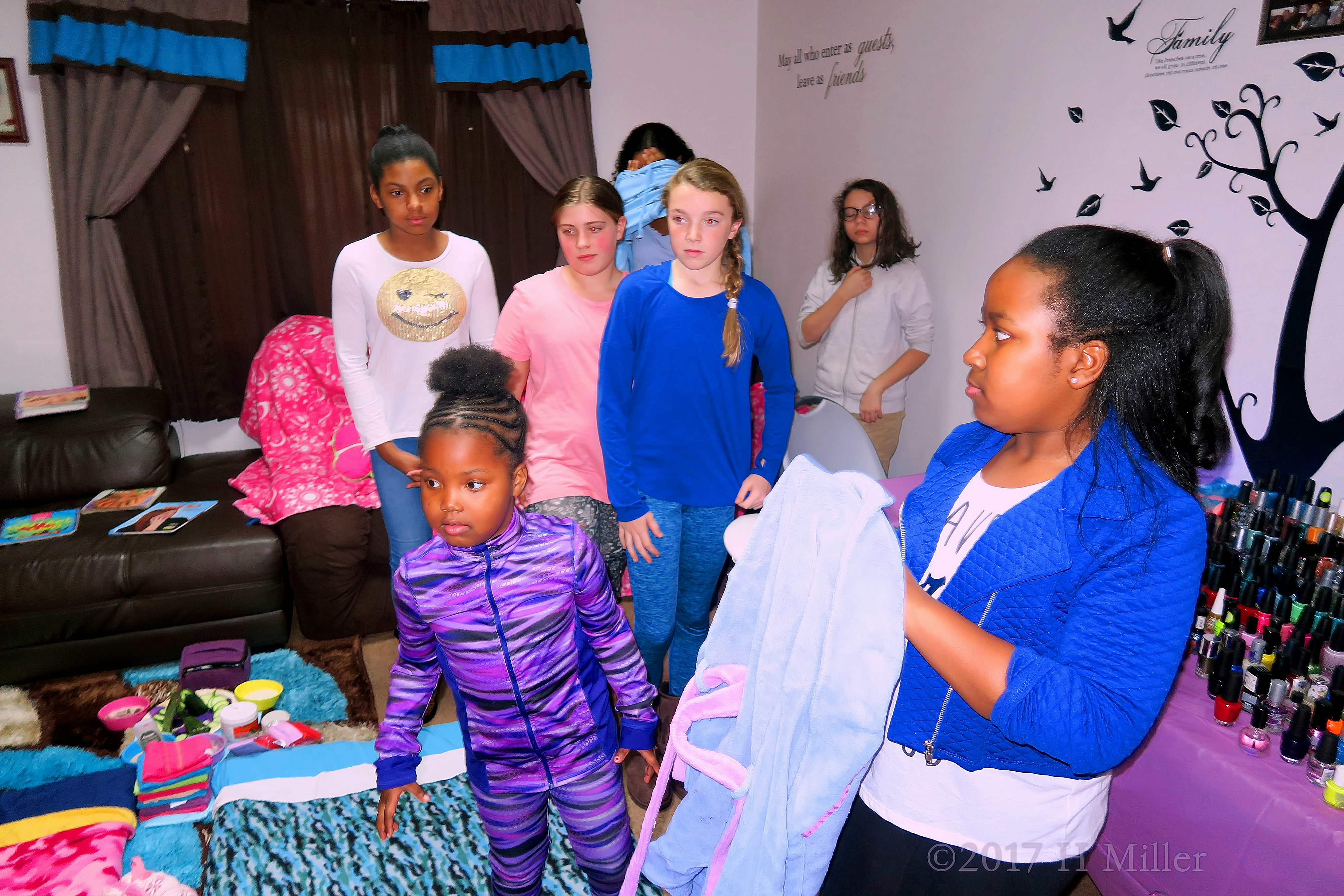 Aniyah With Friends Enjoying The Party Aniyah With Friends Enjoying The Party