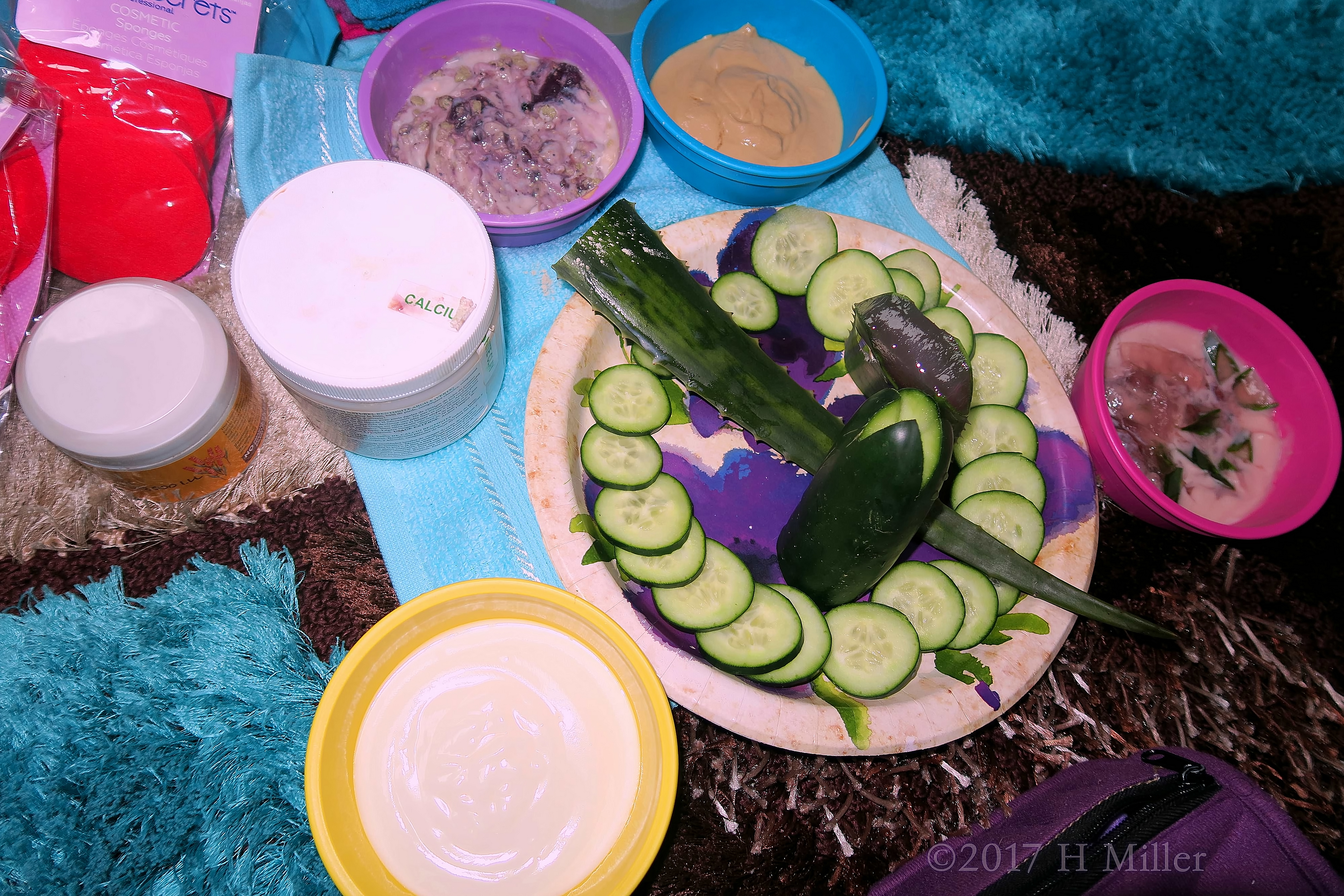 Facial Set Up For The Girls Spa Party Facial Set Up For The Girls Spa Party