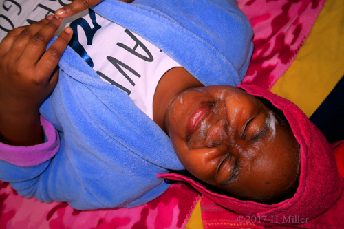 After Her Kids Facial Session, Glowing And Bright After Her Kids Facial Session, Glowing And Bright