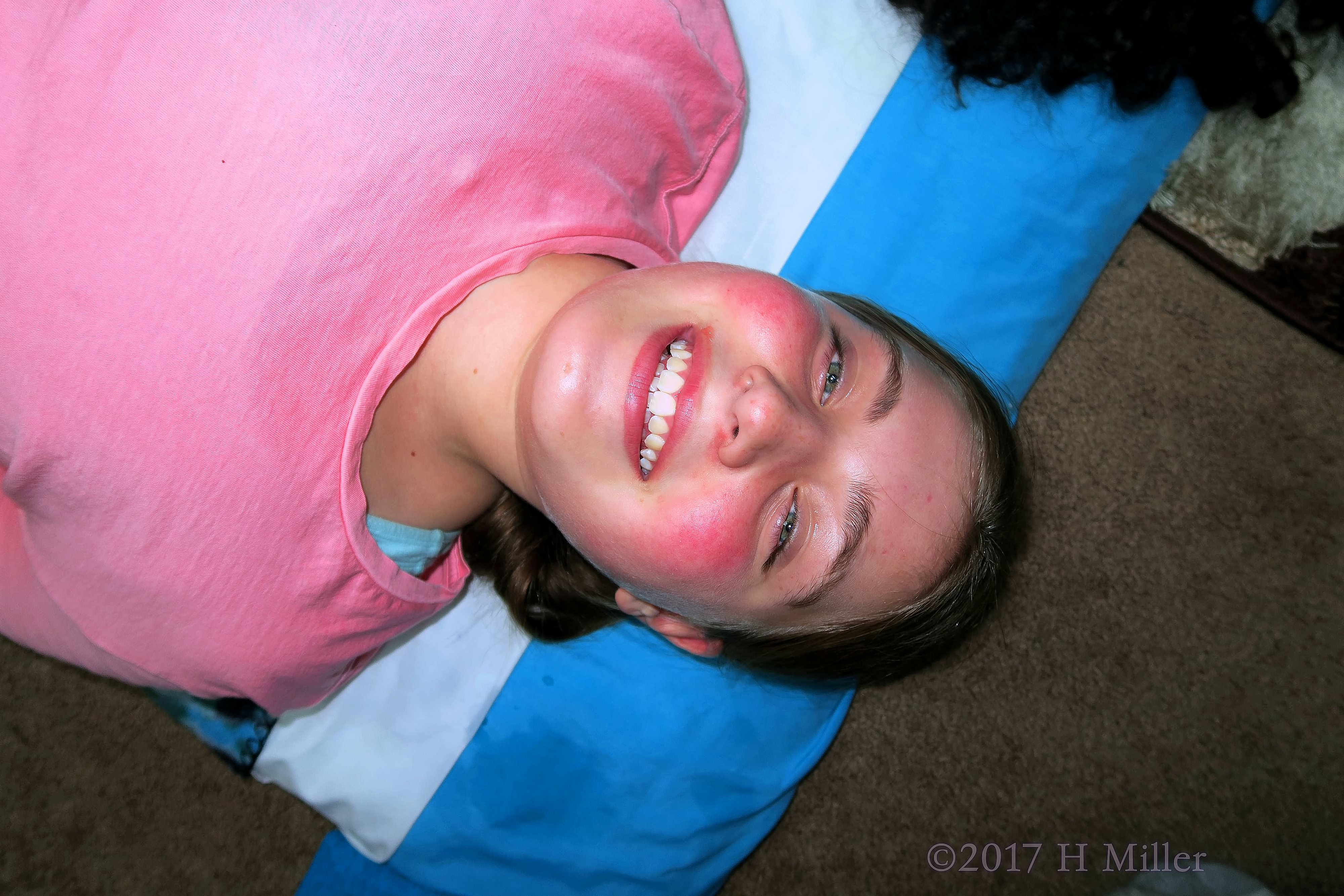 A Refreshing Feeling After Her Spa Treatment. A Refreshing Feeling After Her Spa Treatment.