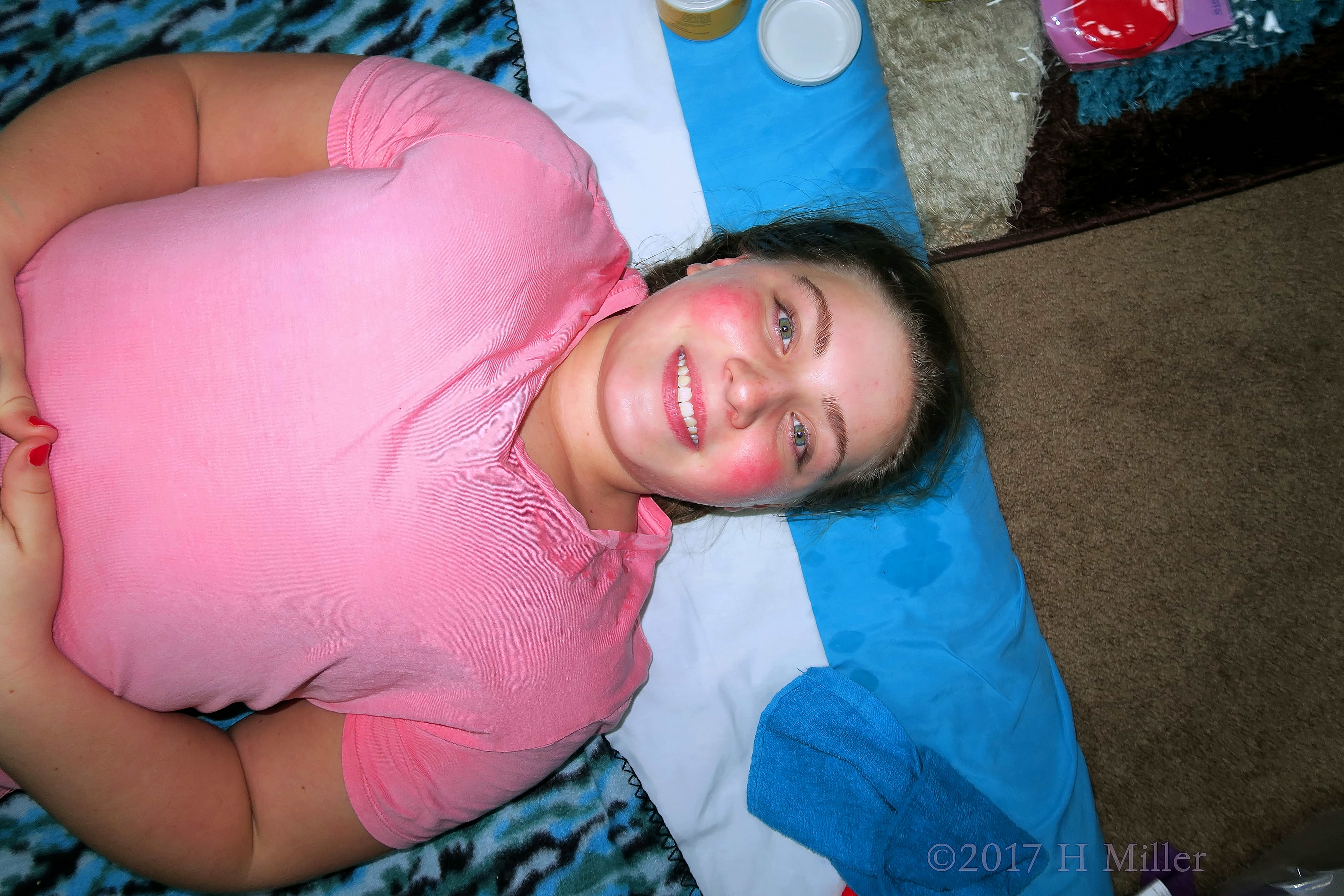 After The Girls Facial, She Feels Great! After The Girls Facial, She Feels Great!