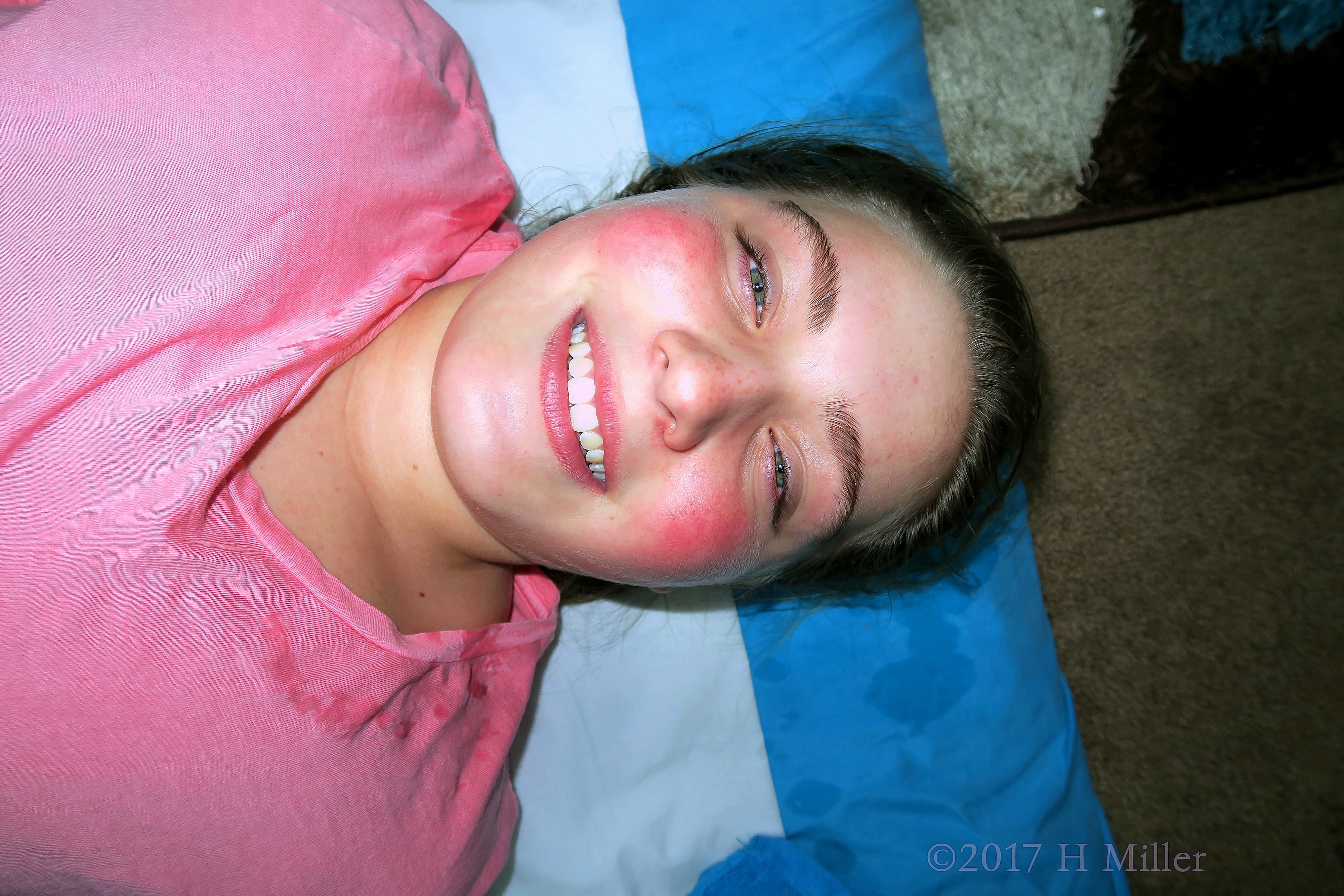 Looking Happy And Sooo Realxed After Her Kids Facial Looking Happy And Sooo Realxed After Her Kids Facial