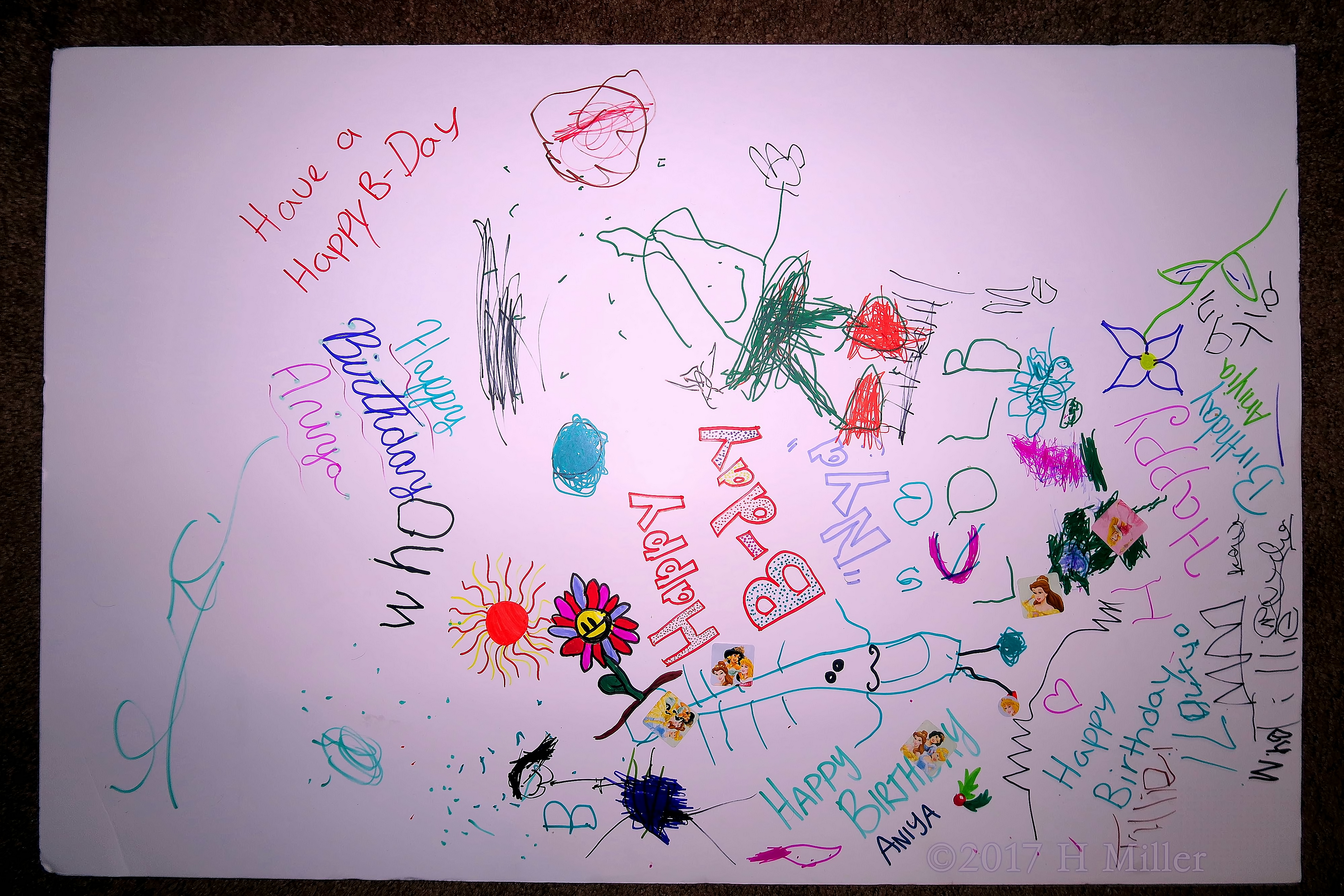 Spa Birthday Card, Designed By The Kids! 