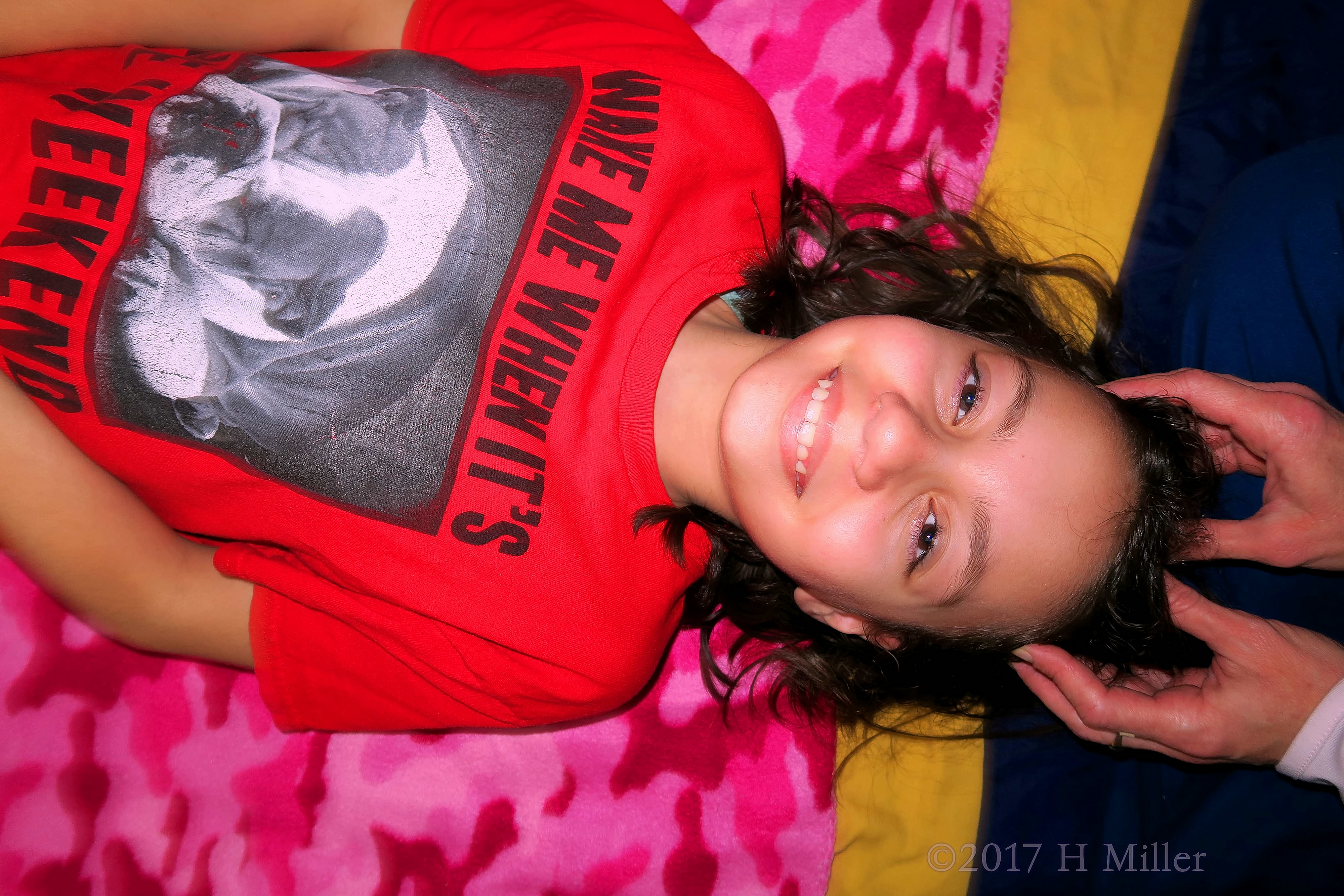 Starting The Kids Facial At The Spa Party For Girls. Starting The Kids Facial At The Spa Party For Girls.