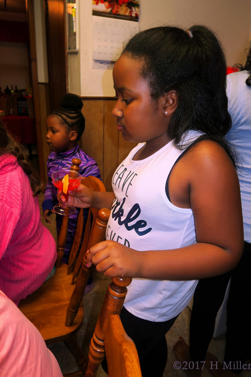 Aniya With Her 'Sparkling Champagne'