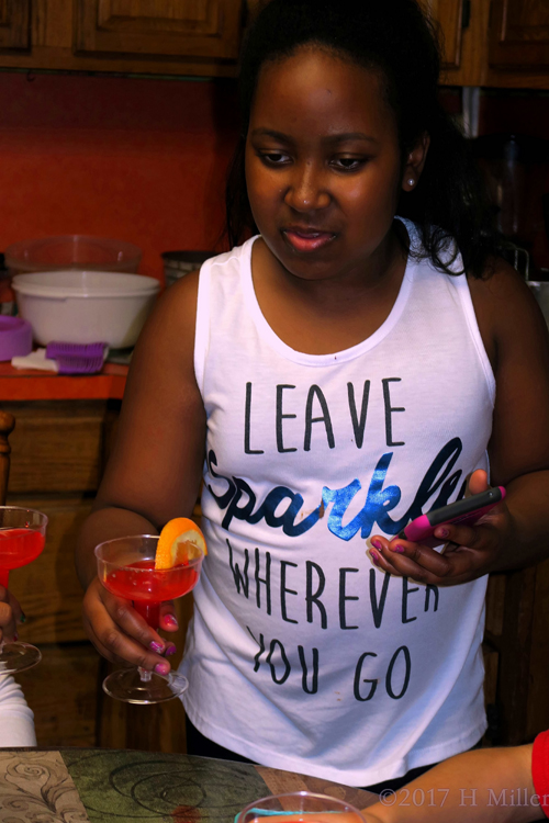 Birthday Girl Enjoys The Bash Birthday Girl Enjoys The Bash