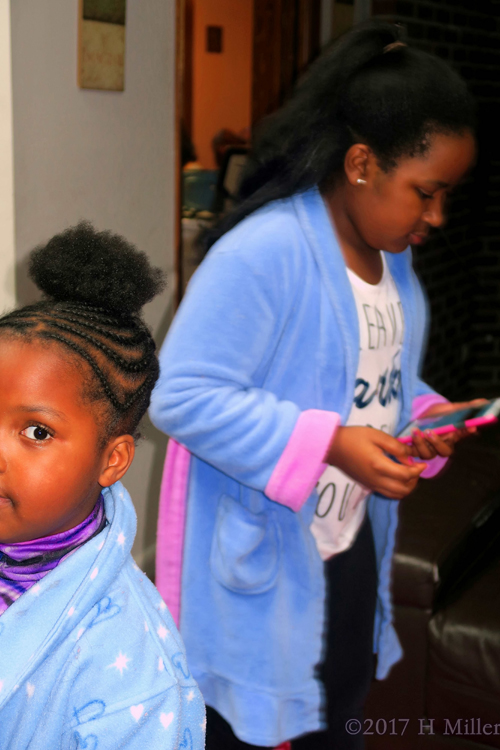 Chilling And Snackling At The Party. Chilling And Snackling At The Party.