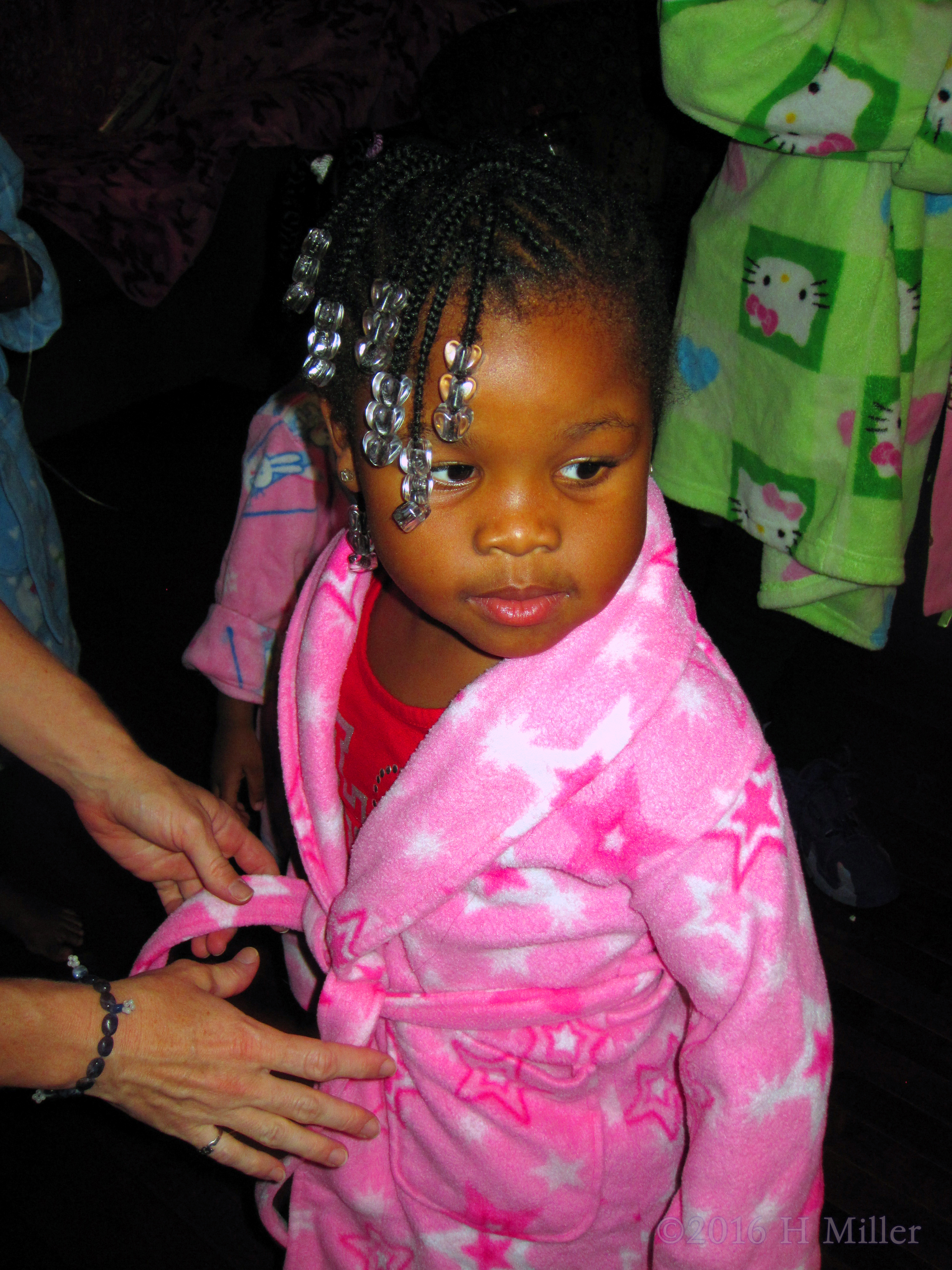 Cute Pink Spa Robe Cute Pink Spa Robe