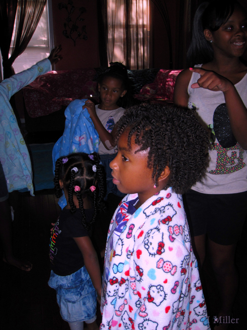 Blue Spa Robe In The Background While This Guest Chose Hello Kitty Blue Spa Robe In The Background While This Guest Chose Hello Kitty