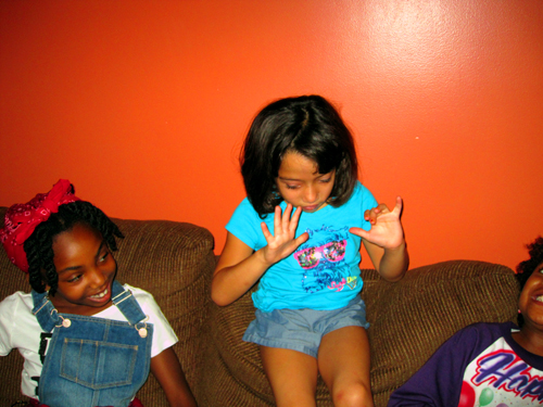 Smiling Guest On The Couch Smiling Guest On The Couch