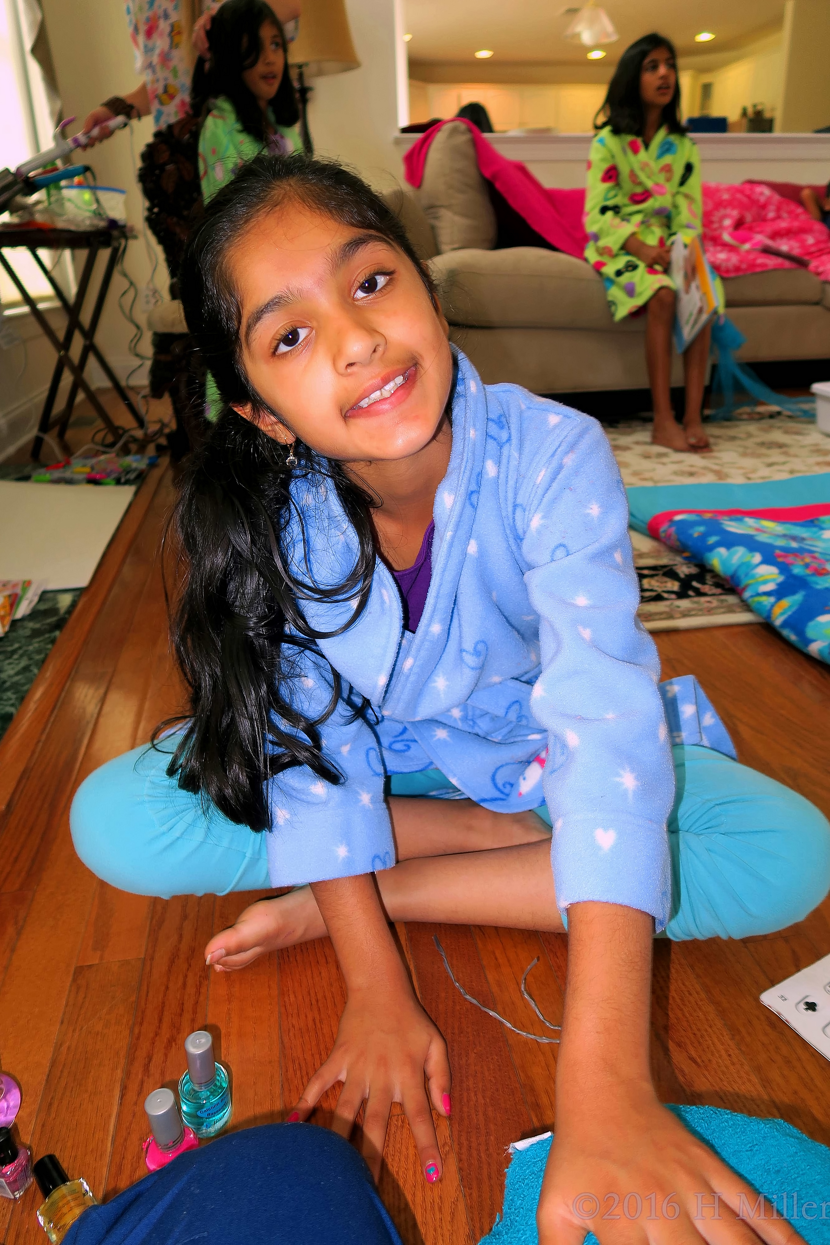 Cute Pink Kids Mini Mani. Cute Pink Kids Mini Mani.