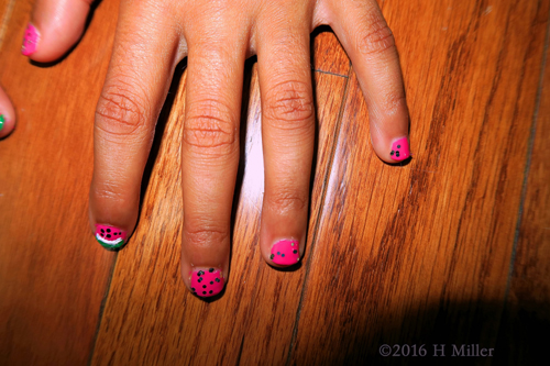 Adorable Watermelon Kids Mini Mani Adorable Watermelon Kids Mini Mani
