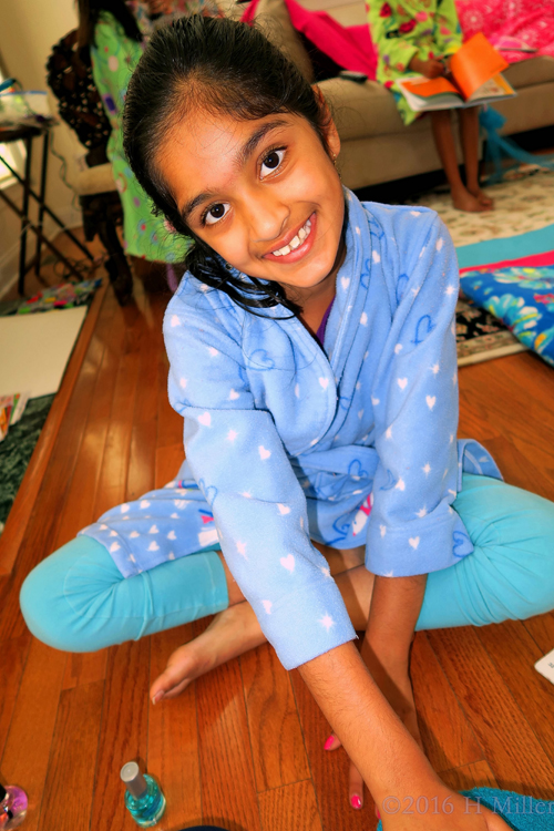 Happy To Get Her Kids Mani Done! Happy To Get Her Kids Mani Done!