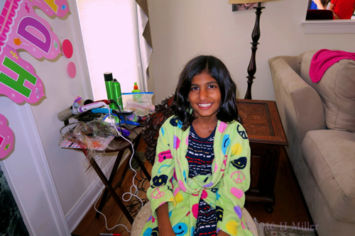 She's Very Happy With The Spa Party She's Very Happy With The Spa Party