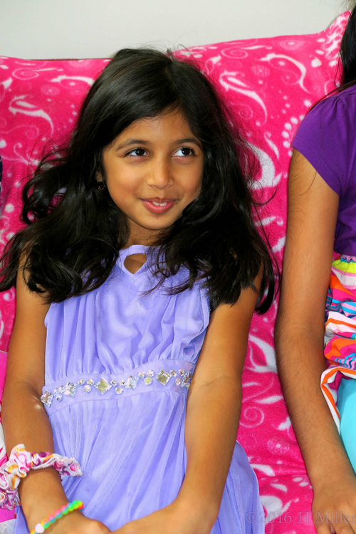 The Birthday Girl Is Excited For Her Kids Spa Party The Birthday Girl Is Excited For Her Kids Spa Party