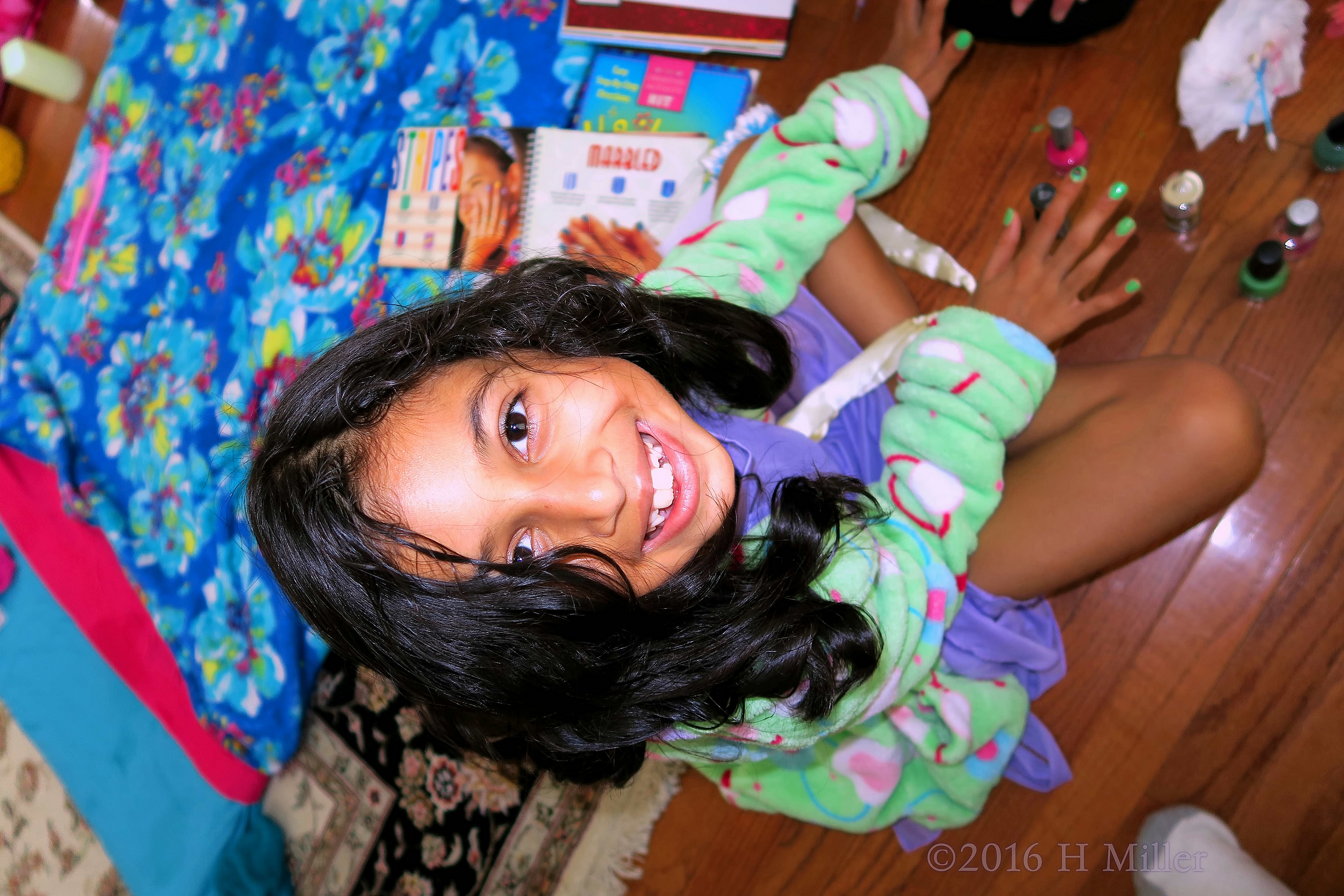 Excited About Her Cute New Mani Excited About Her Cute New Mani