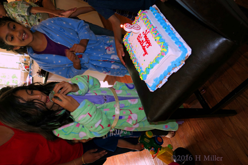 Cute Eighth Birthday Cake For Anjali!