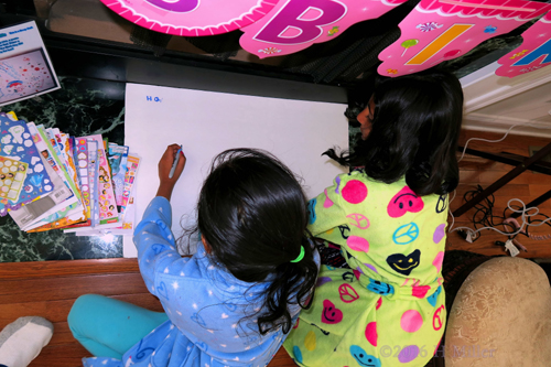 Working On The Spa Birthday Card. Working On The Spa Birthday Card.