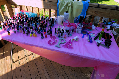 Arianna's Kids Spa Birthday Party in 2019