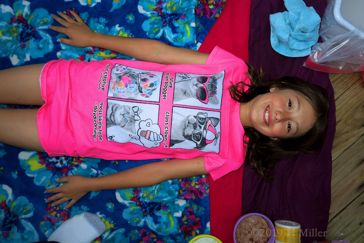 Arianna's Kids Spa Birthday Party in 2019 