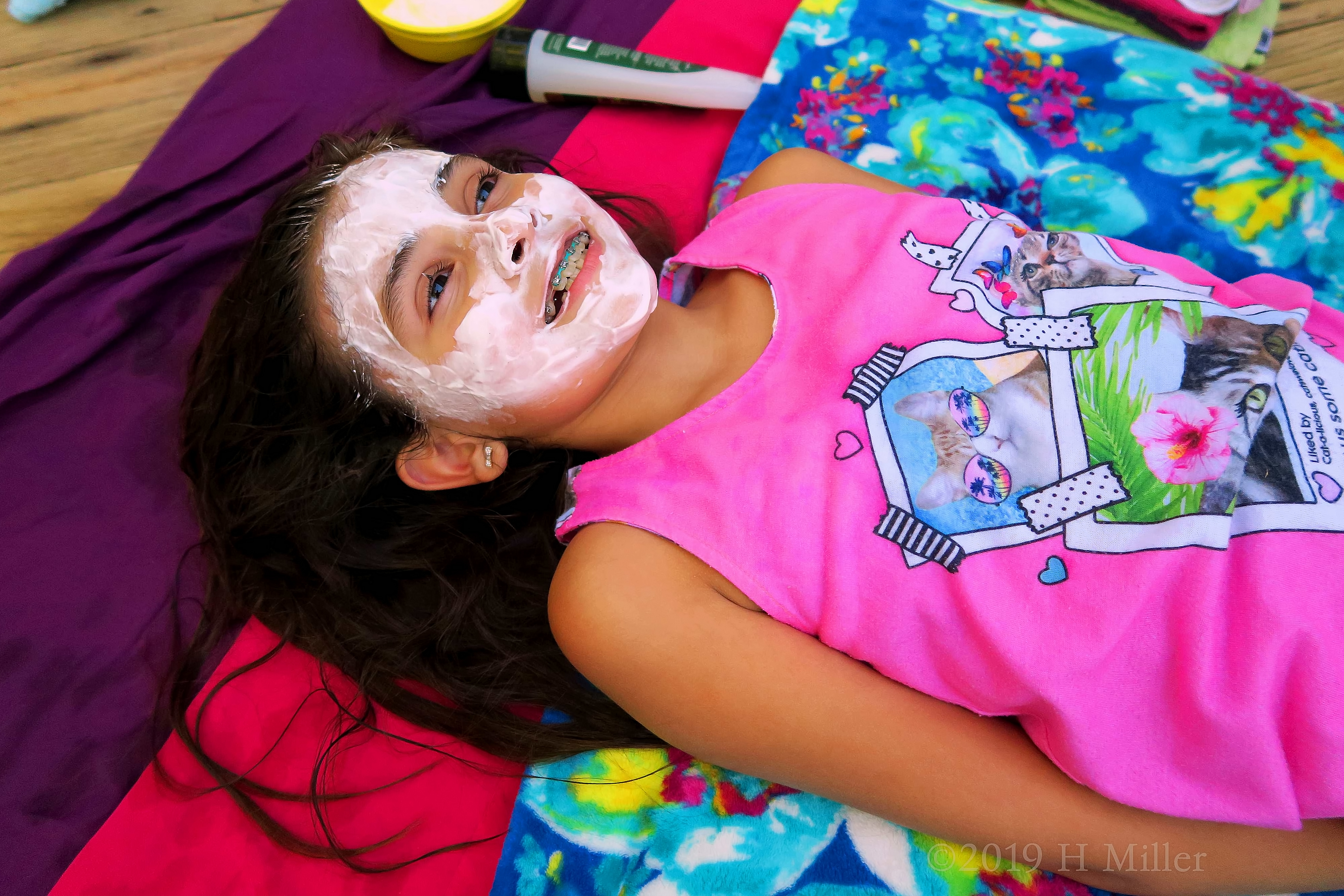 Arianna's Kids Spa Birthday Party in 2019