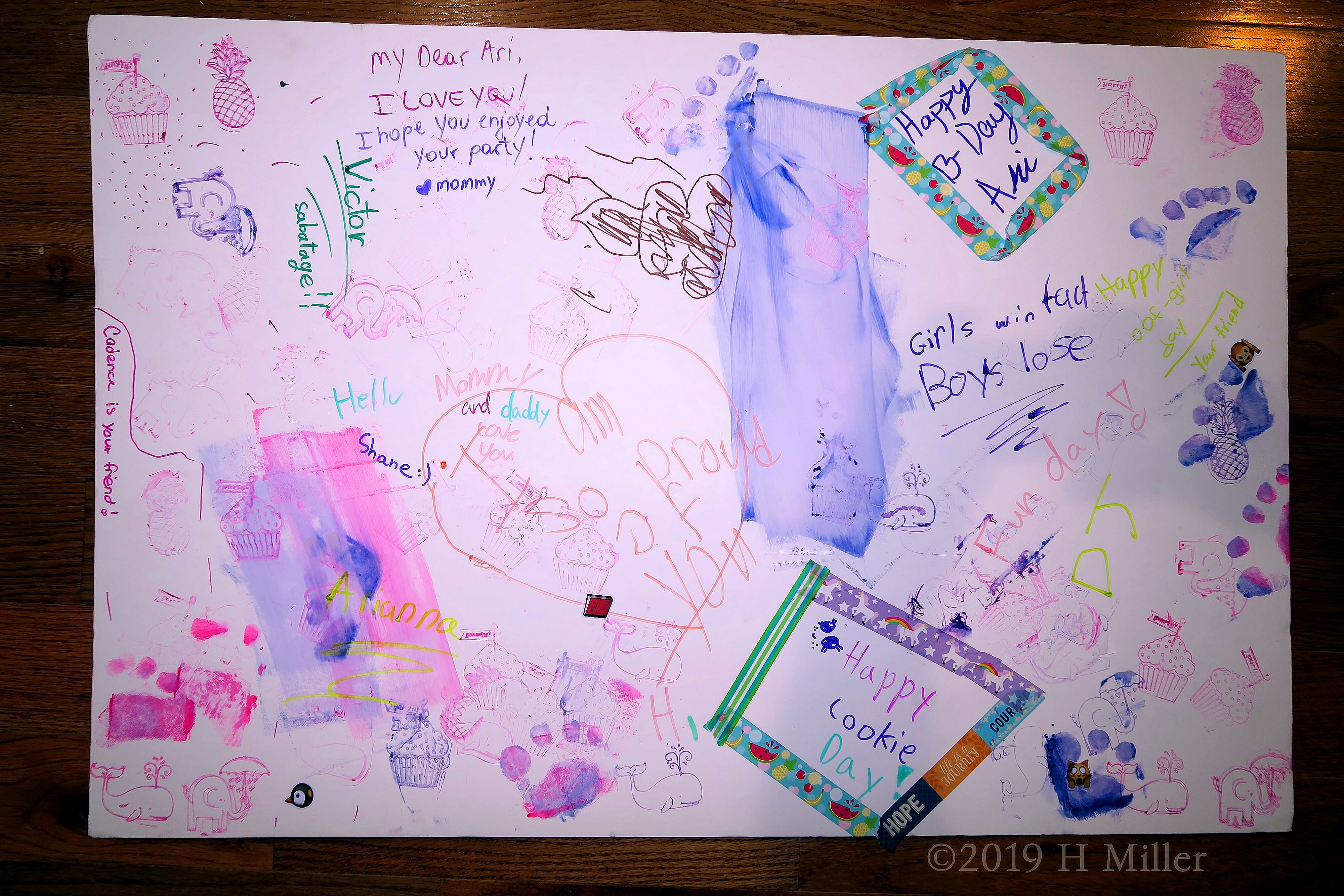 Arianna's Kids Spa Birthday Party in 2019 