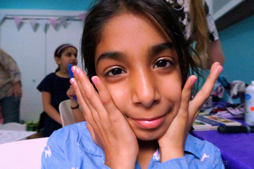 Arielle and Juju's 7th Kids Spa Party Arielle and Juju's 7th Kids Spa Party