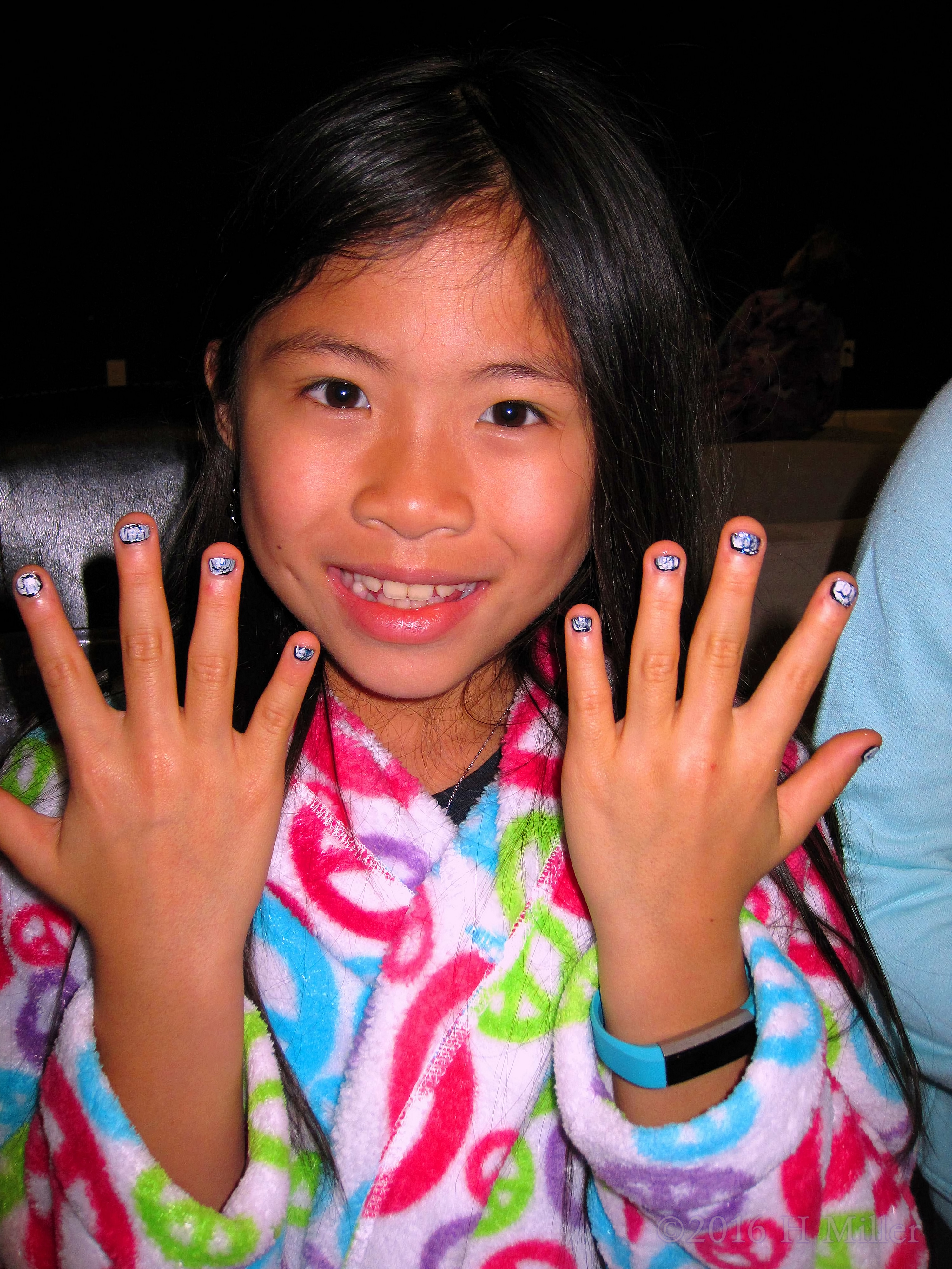 Happy With The End Result Of Her Mani. Happy With The End Result Of Her Mani.