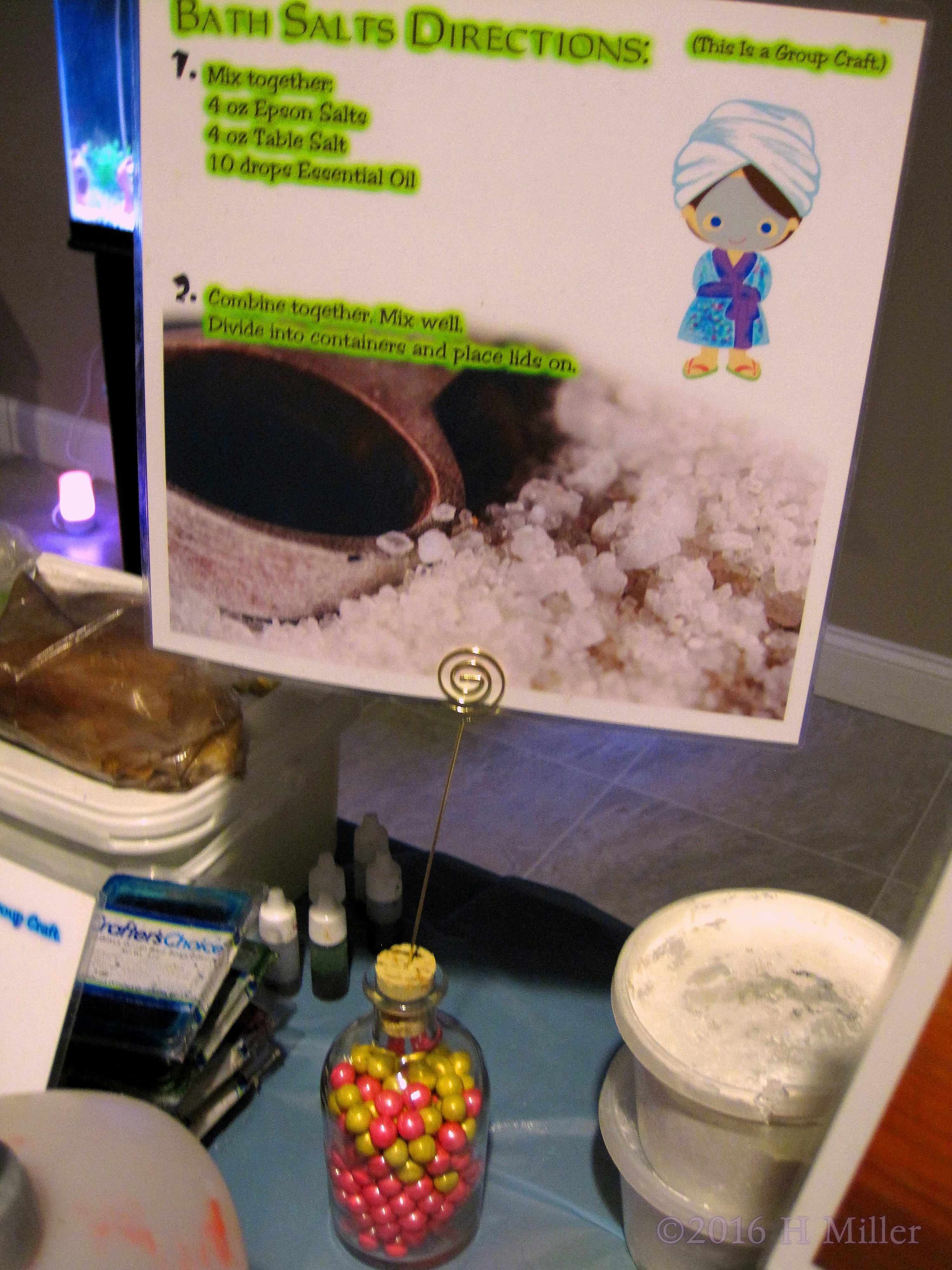 The Directions For The Bath Salt Craft. The Directions For The Bath Salt Craft.