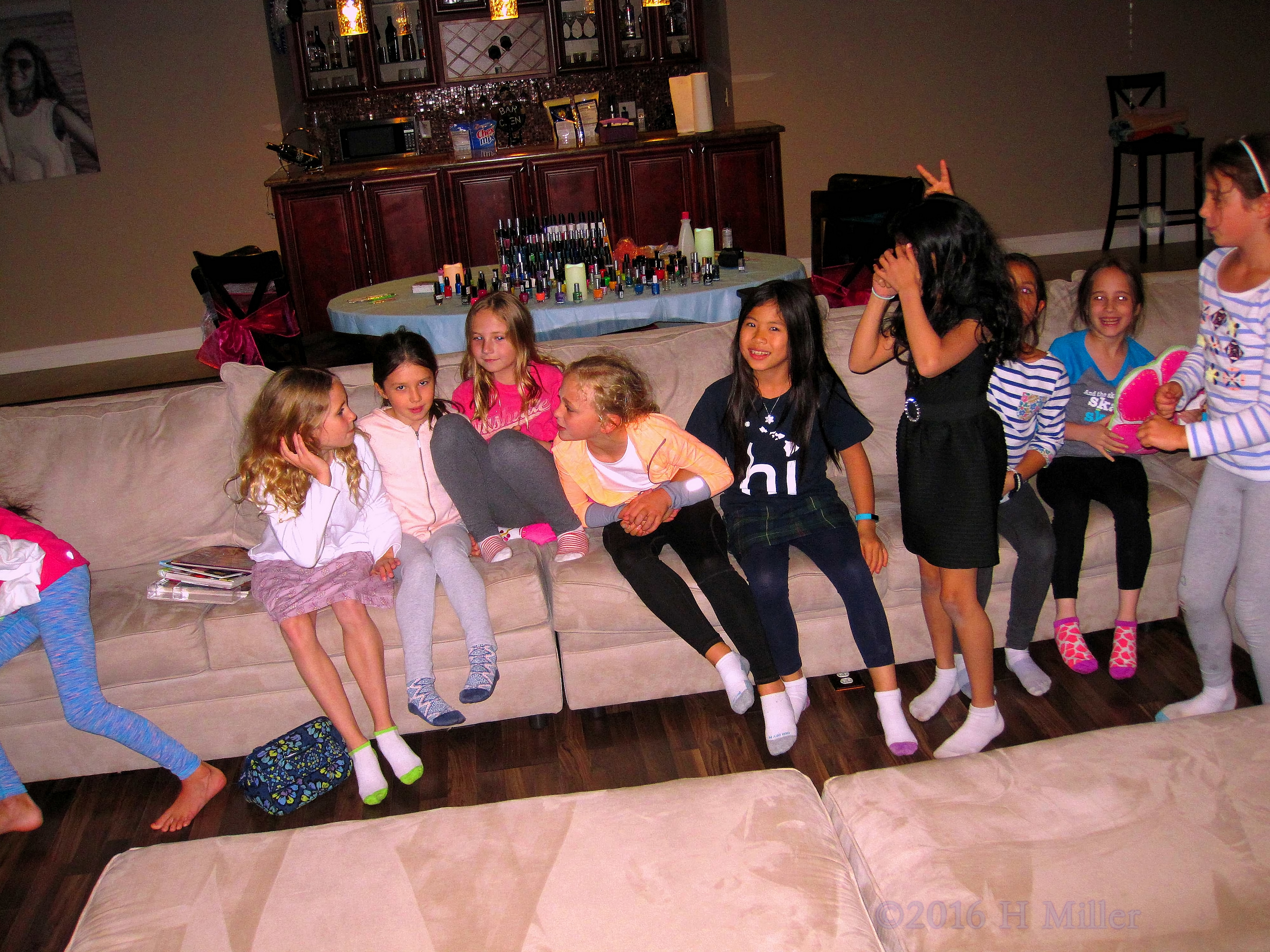 The Kids Getting Ready To Begin The Spa Activities. The Kids Getting Ready To Begin The Spa Activities.