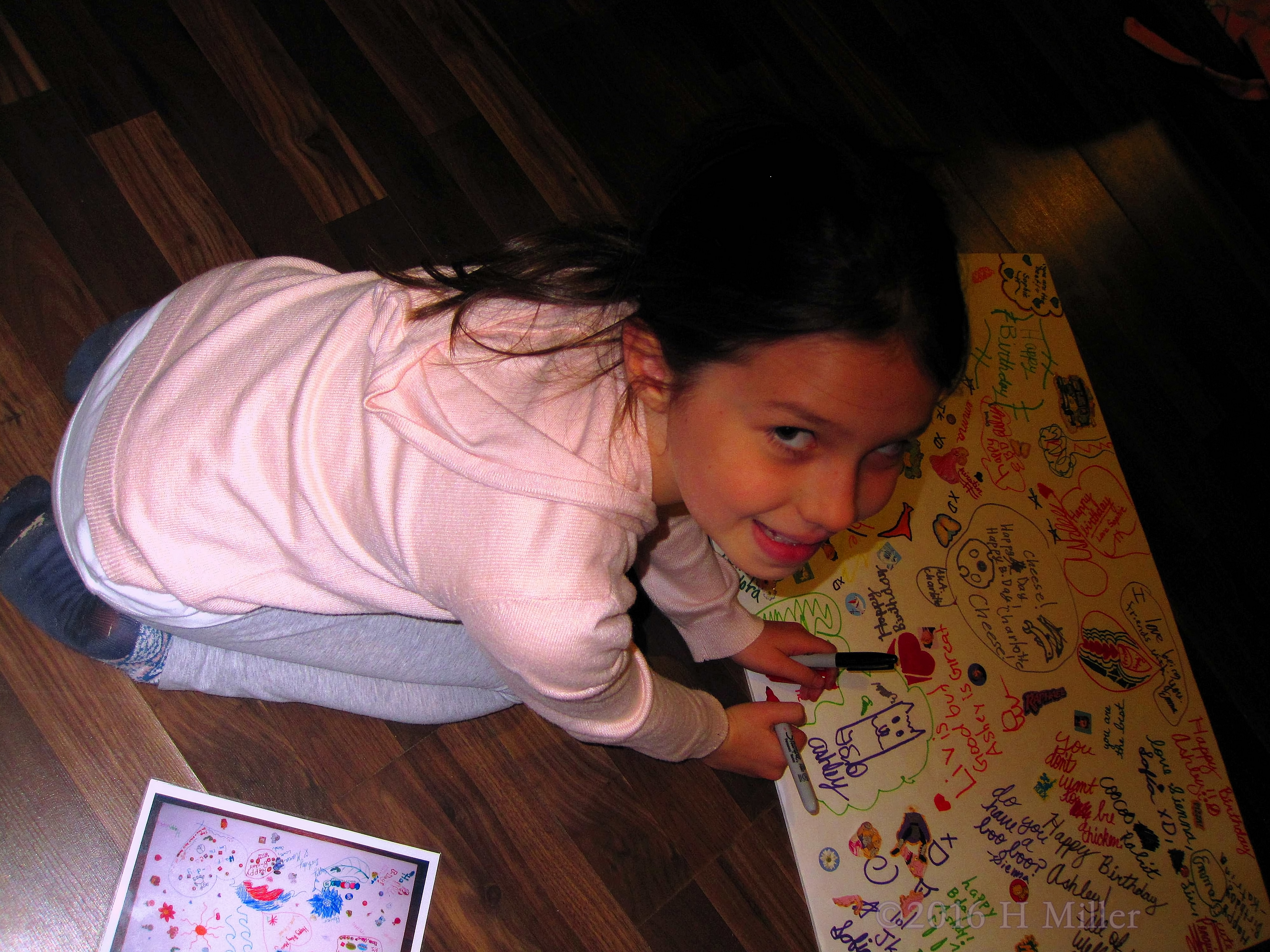 Working On Ashley's Spa Party Card. Working On Ashley's Spa Party Card.