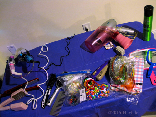 Hair Styling Station Set Up And Ready To Go Hair Styling Station Set Up And Ready To Go