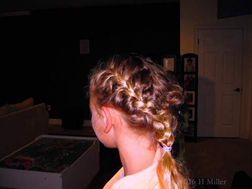 Princess Anne Braids, Side View.