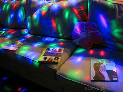 The Home Spa With Cool Lighting On The Home Spa With Cool Lighting On