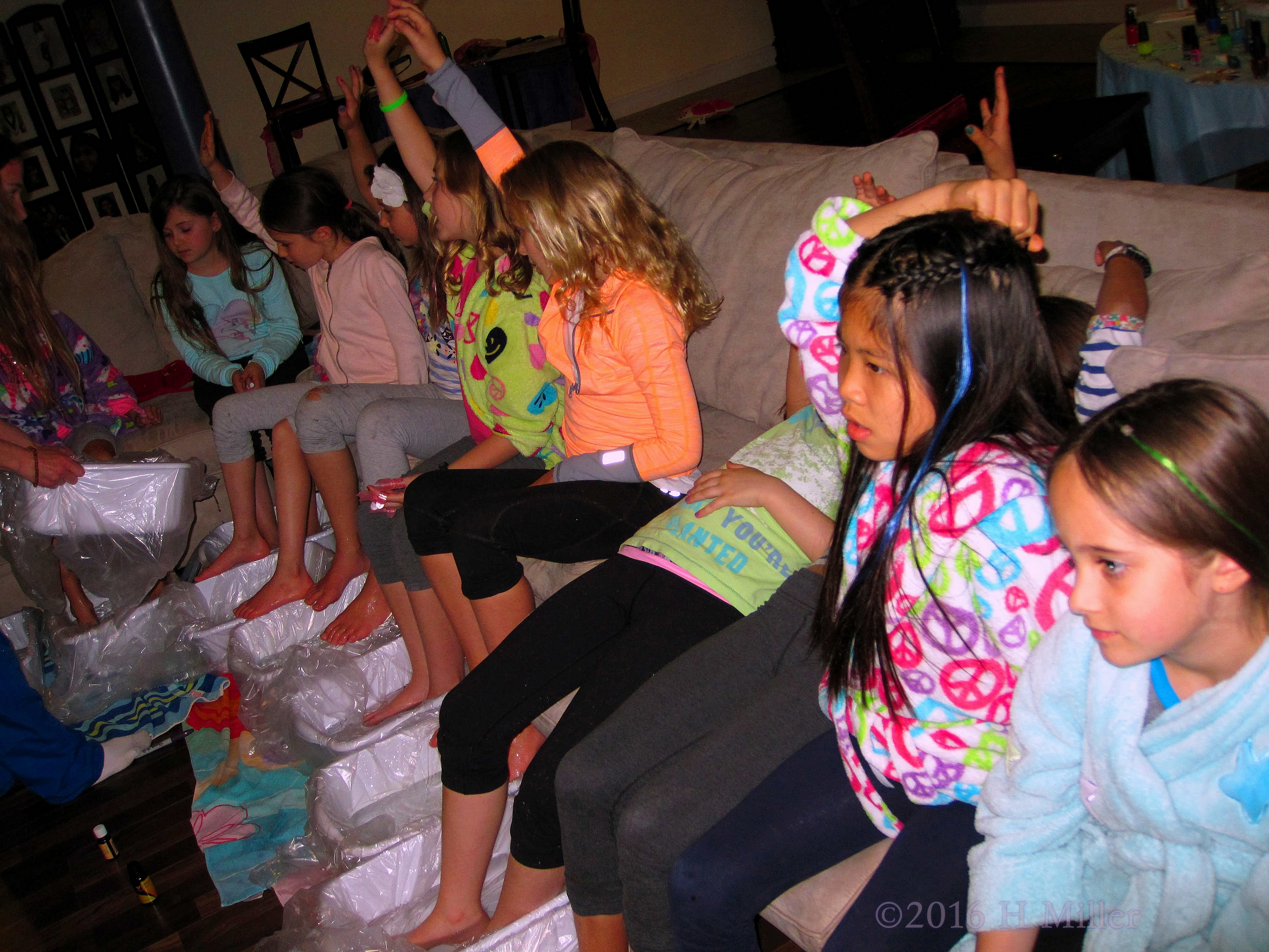 Adding More Warm Water! The Kids Pedi Foot Baths Cool Quickly! Adding More Warm Water! The Kids Pedi Foot Baths Cool Quickly!