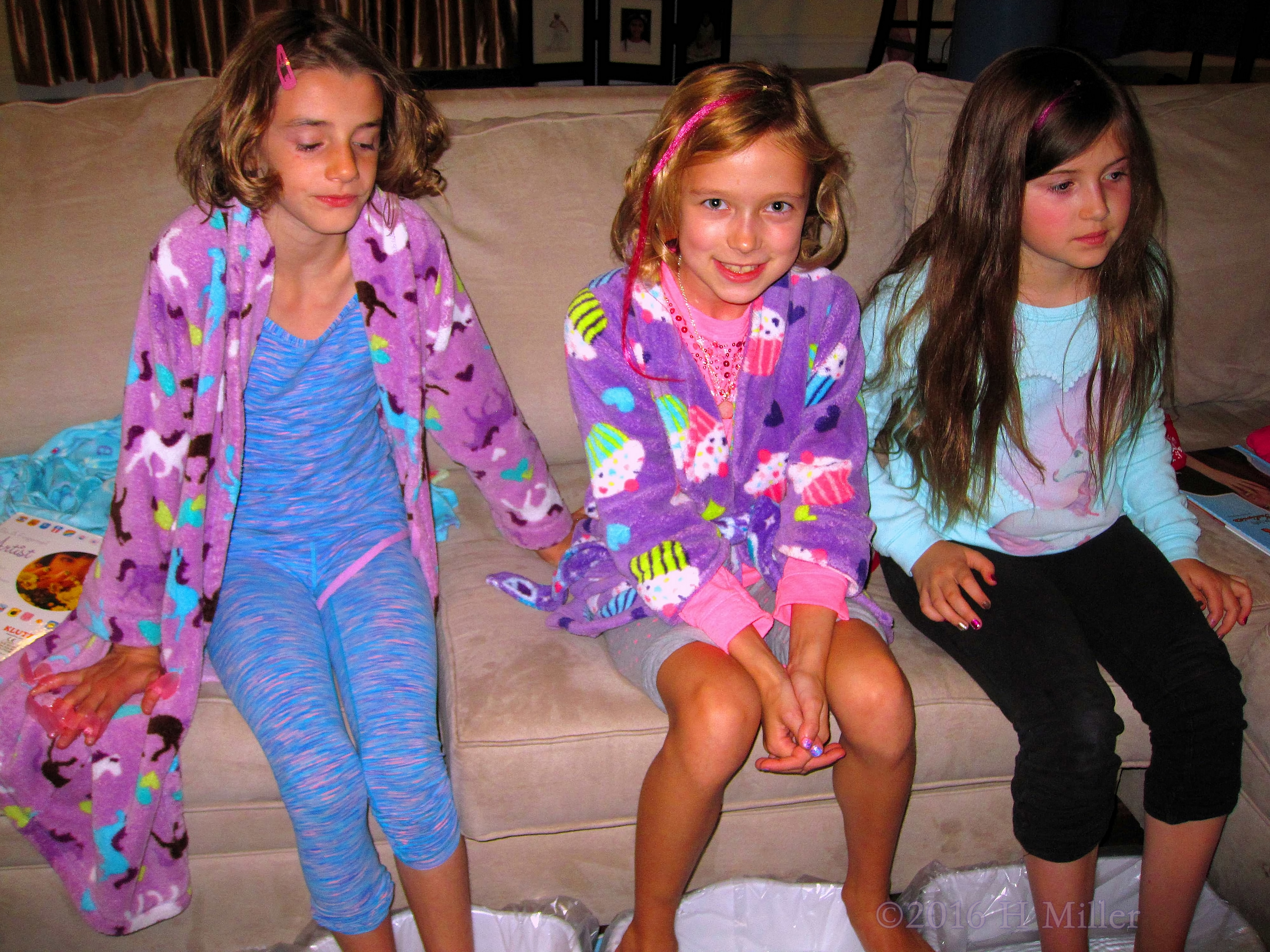 Kids Spa Party Warm Water Foot Bath. Kids Spa Party Warm Water Foot Bath.