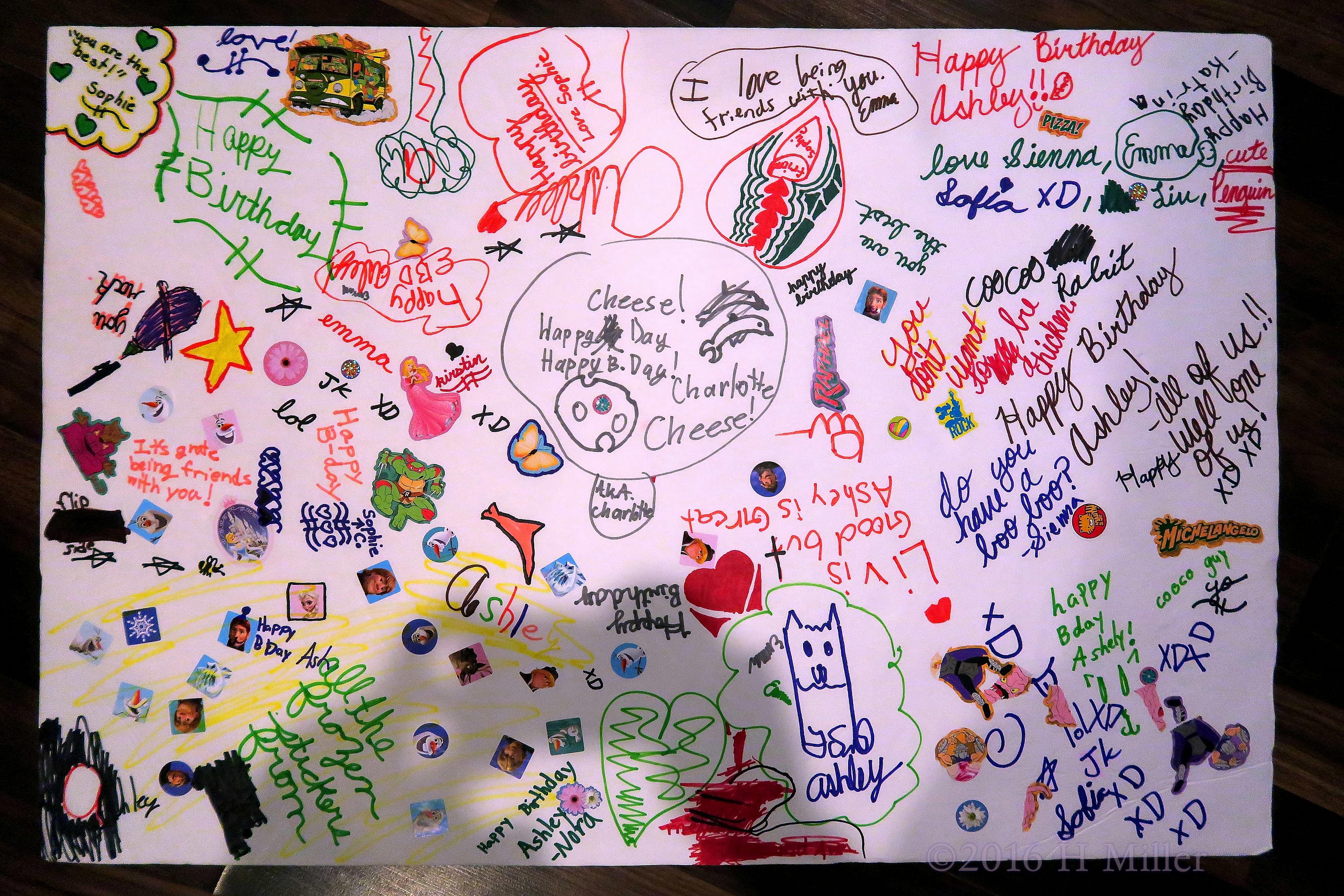 Spa Birthday Card For Ashley. Spa Birthday Card For Ashley.