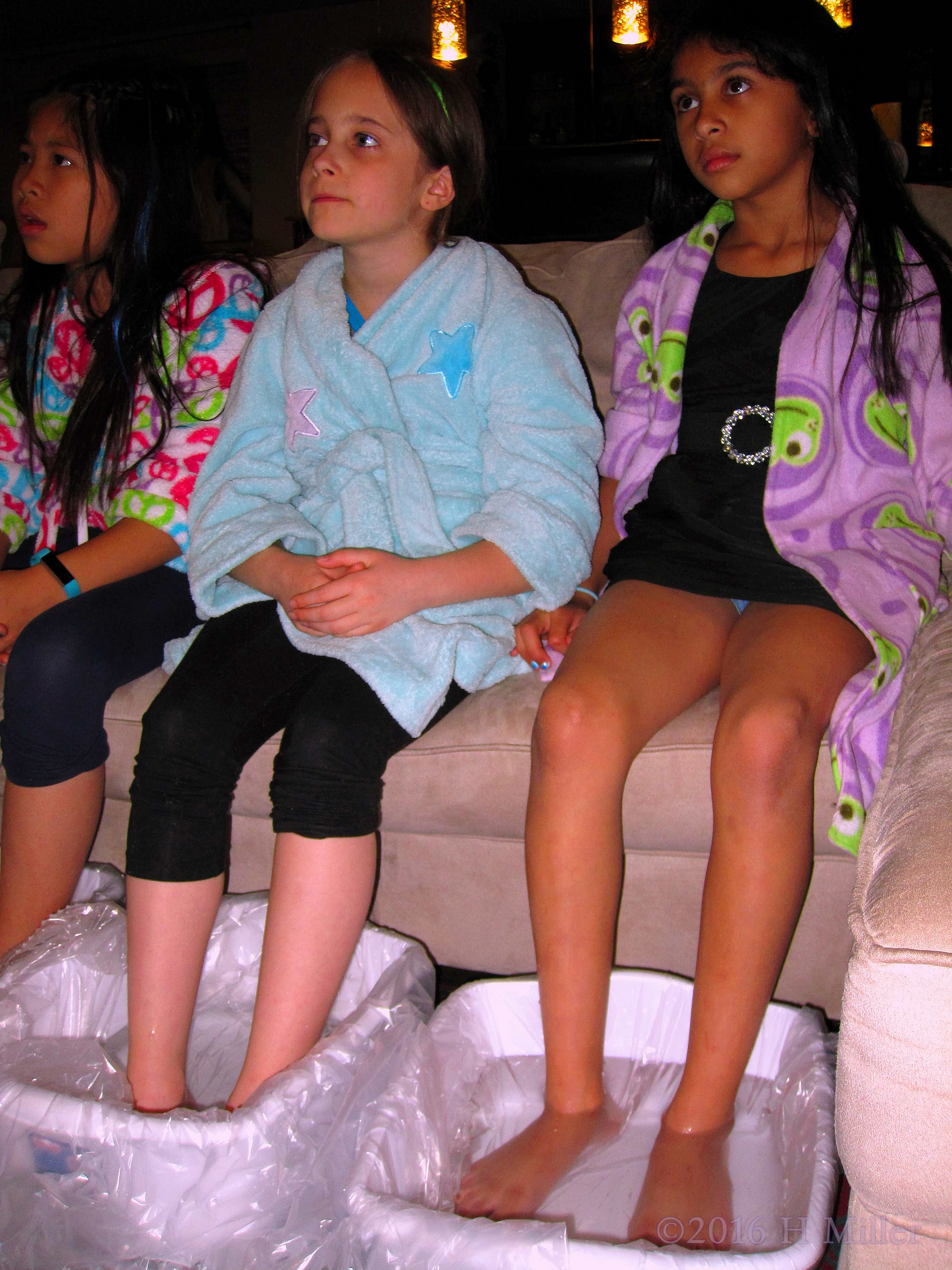 The Birthday Girl And Buddies Soaking. The Birthday Girl And Buddies Soaking.