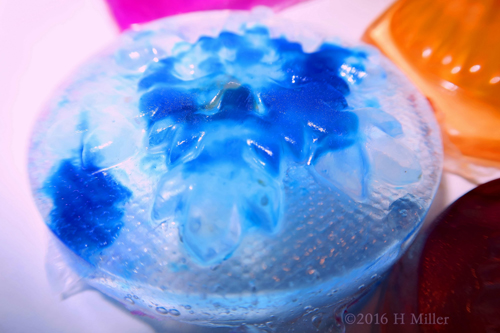 Blue Soap From Spa Soapmaking Craft. Blue Soap From Spa Soapmaking Craft.