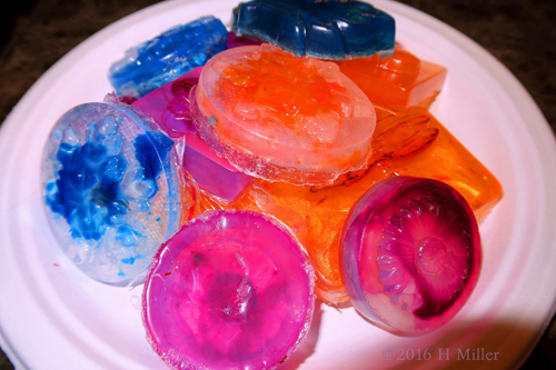 Each Girl Made Her Own Soap With Its Own Shape, Color, And Scent!