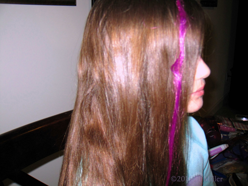 Hair Feather Side View Hair Feather Side View