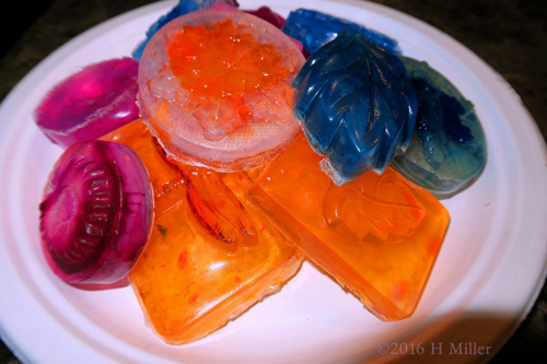 Spa Soaps Made By The Kids In All Colors And Sizes. Spa Party Fun!