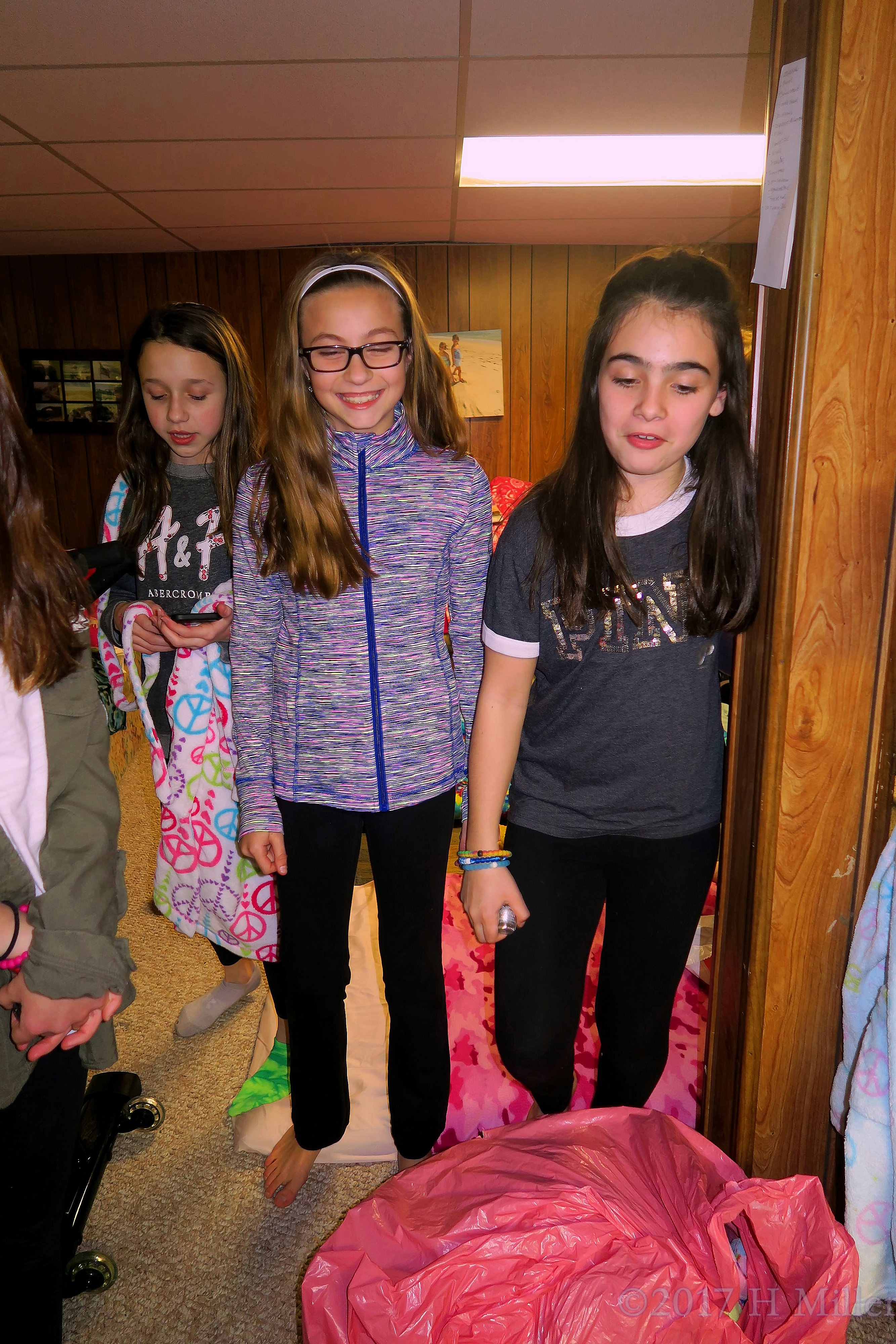 Chilling And Choosing Spa Robes During The Party. Chilling And Choosing Spa Robes During The Party.