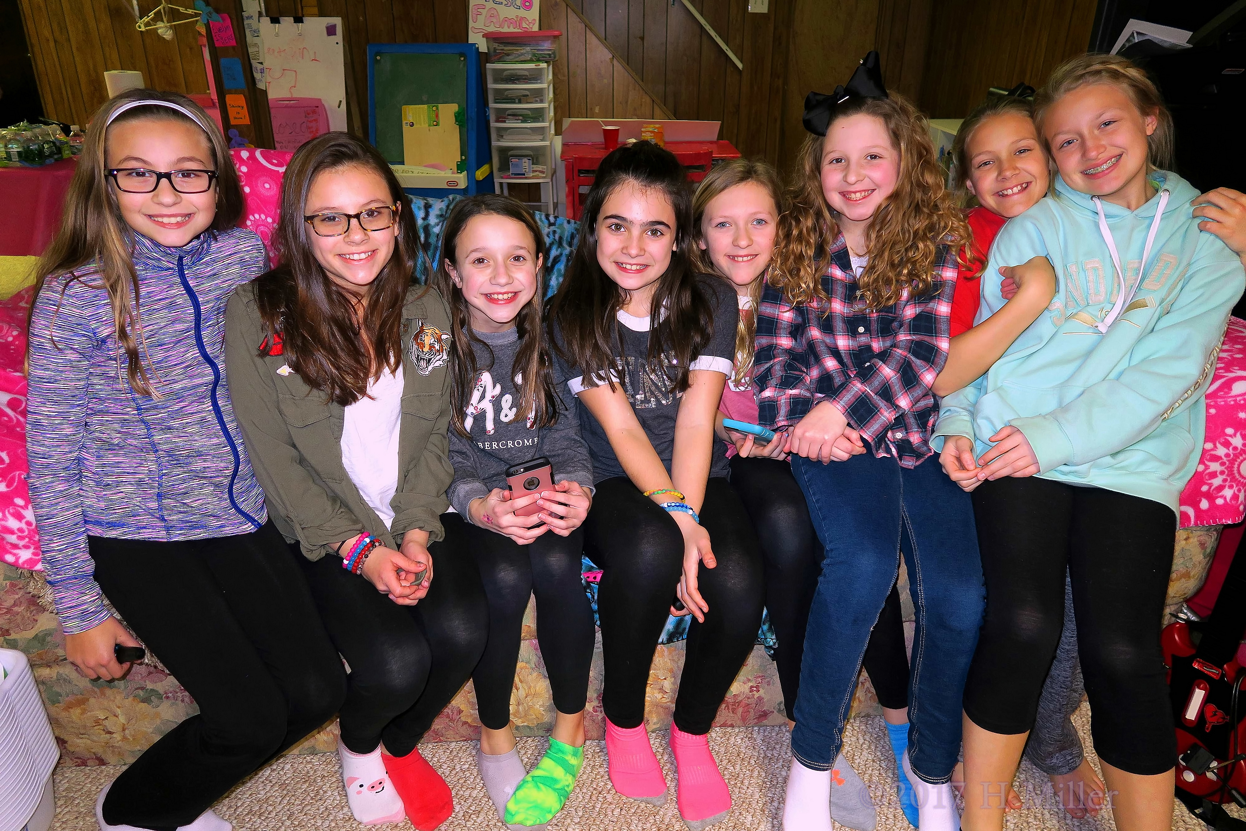 Everyone Smiles For The Kids Spa Party Group Picture! Everyone Smiles For The Kids Spa Party Group Picture!