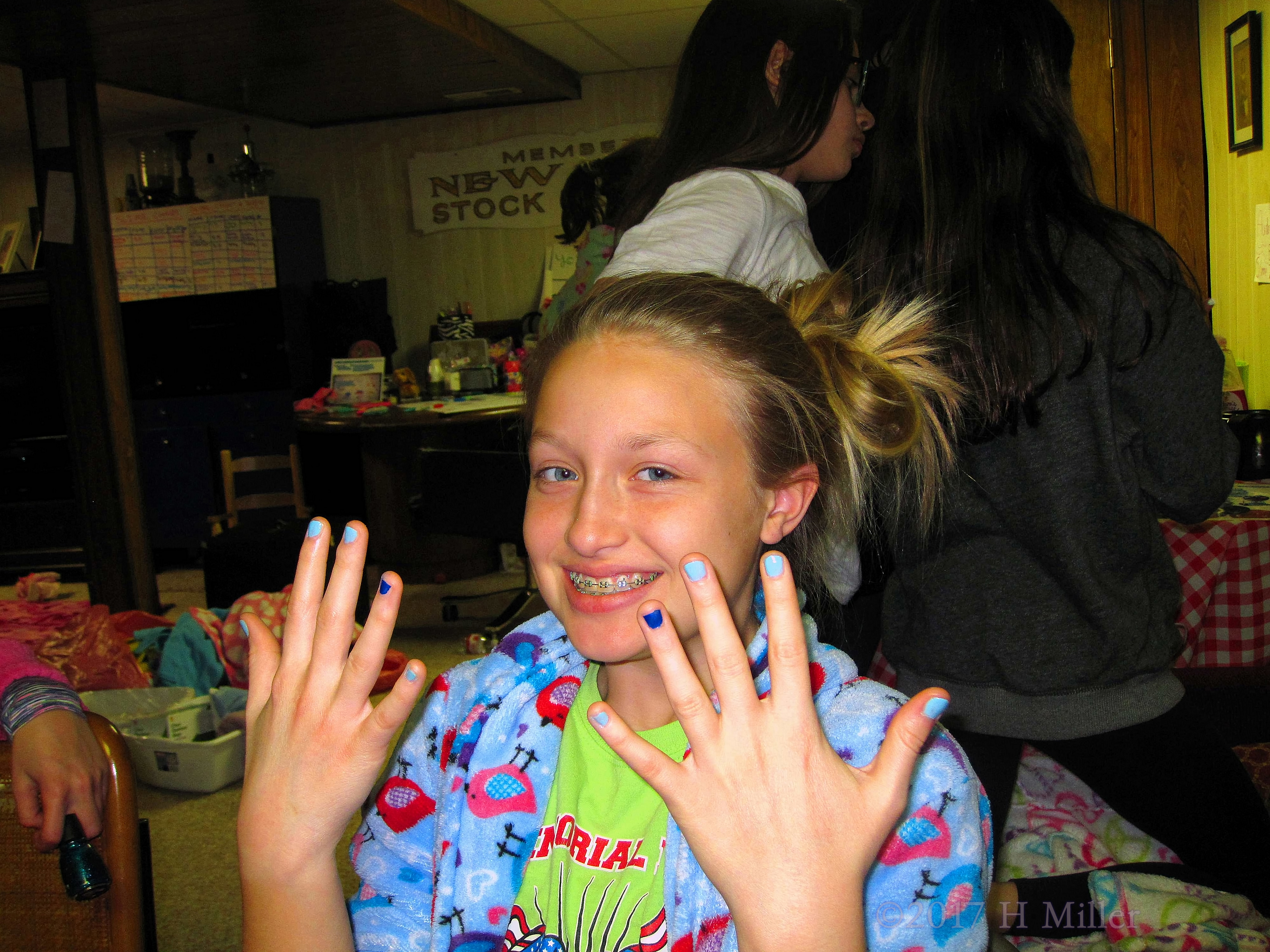 She's Happy With Her New Manicure! She's Happy With Her New Manicure!