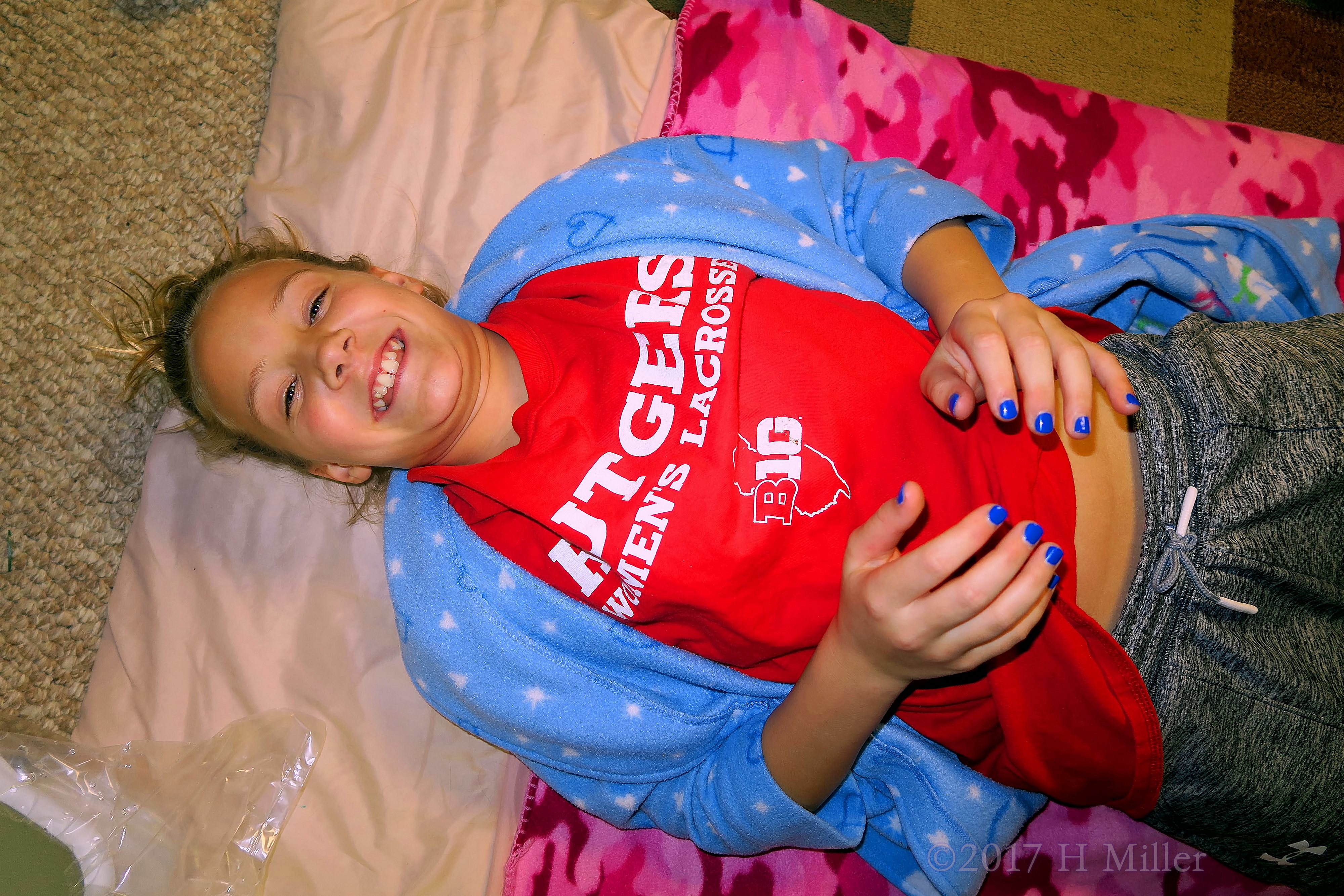 She's Smiling And Ready For Her Kids Facial! She's Smiling And Ready For Her Kids Facial!