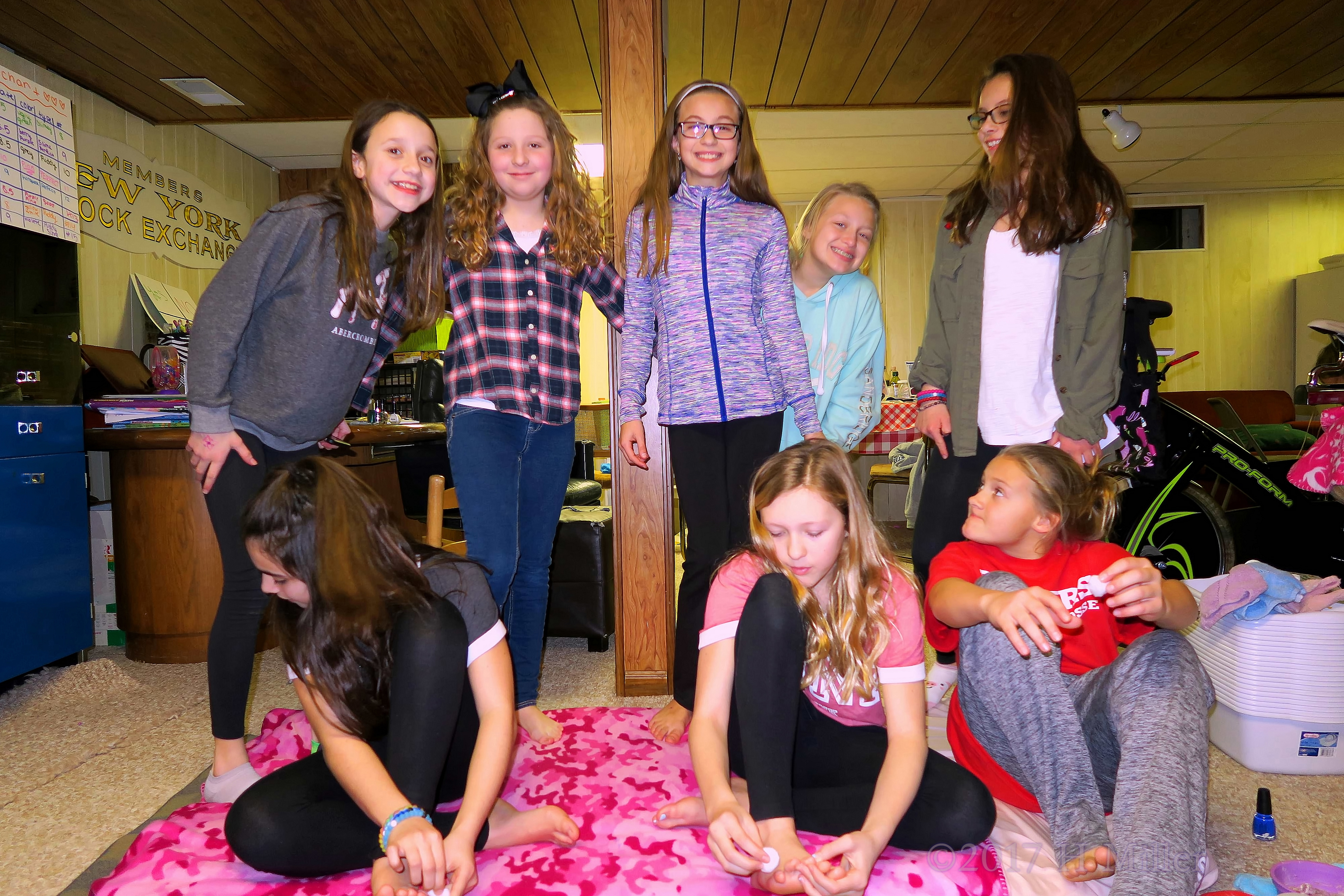 Smiling For The Camera While Getting Ready For Kids Spa Activities. Smiling For The Camera While Getting Ready For Kids Spa Activities.