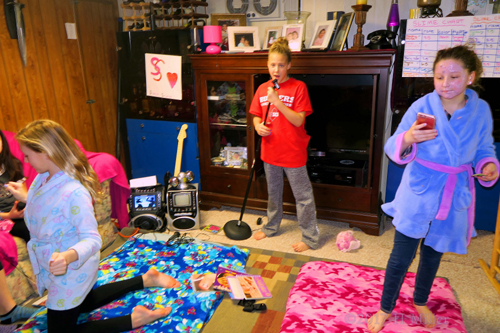 Dancing And Singing At The Girls Spa! 